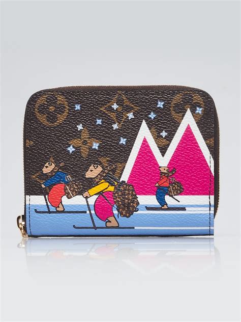 Lv Limited Edition Christmas Animation 2018 Zippy Coin Purse